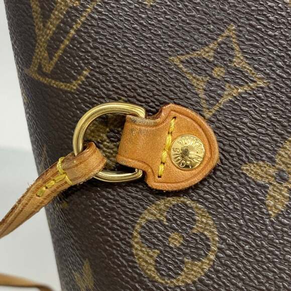 LOUIS VUITTON Brown Monogram Neverfull MM Tote Bag - Picture 9 of 14
